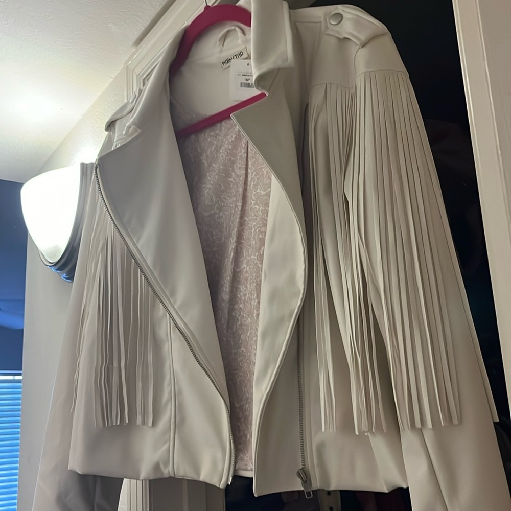 Women pleather jacket